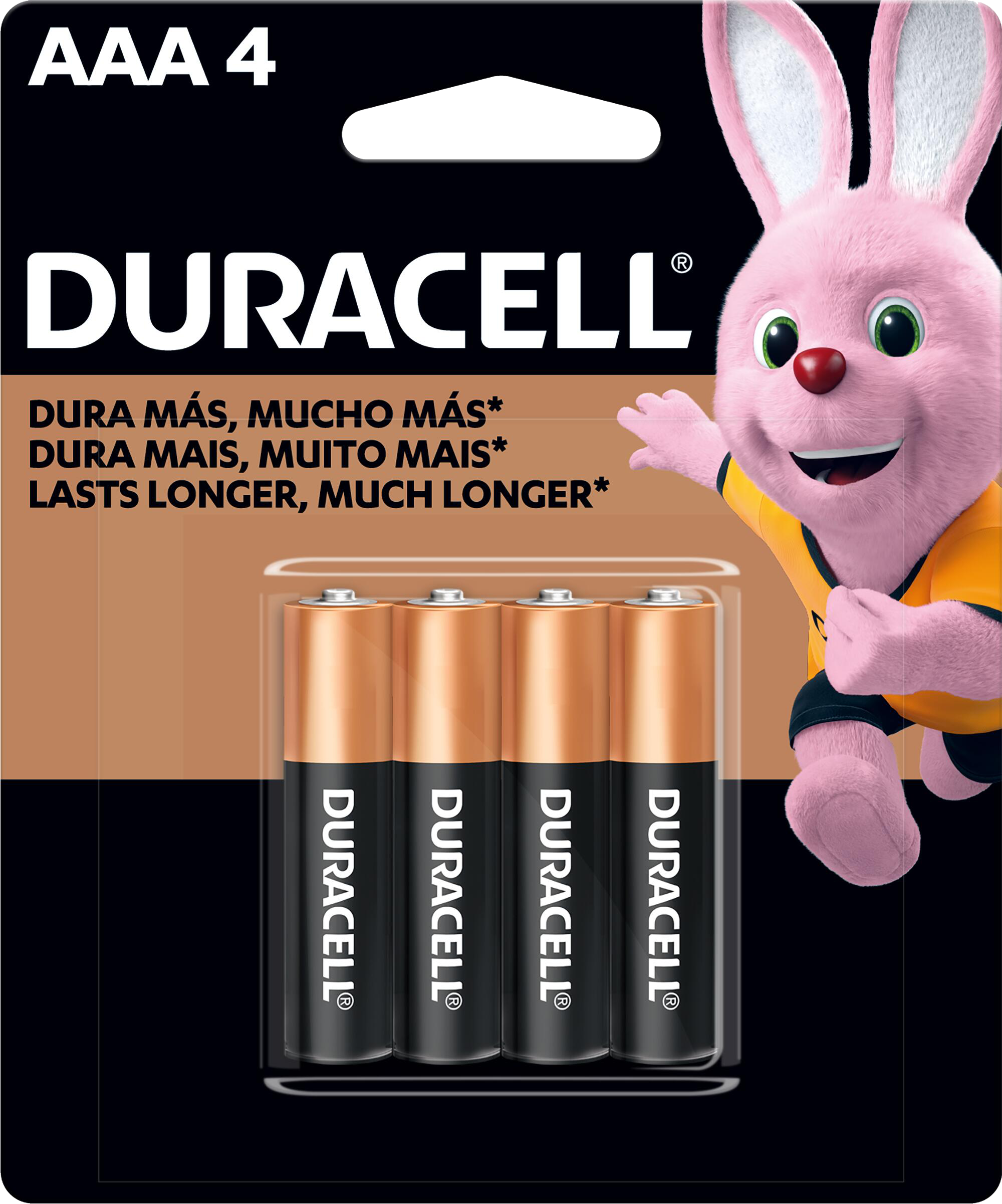 DURACELL BATERIA AAA 4 UNIDADES